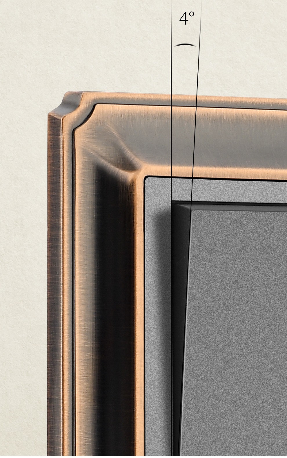 卡西诺kxn开关插座面板古铜色锌合金材质仿古铜别墅家用复古开关插座