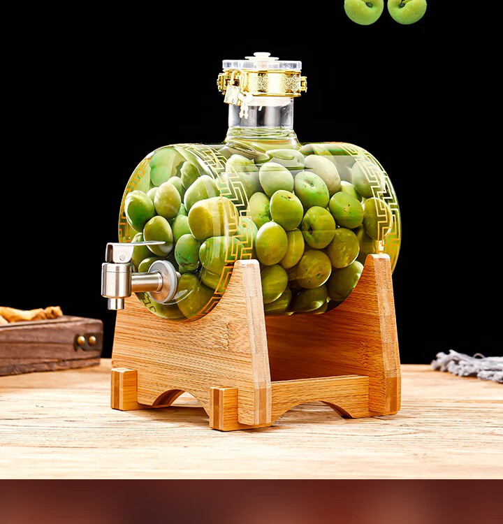 泡酒玻璃瓶专用酒瓶酒罐酒坛酒缸酿酒桶自酿药酒空瓶密封容器10斤耐