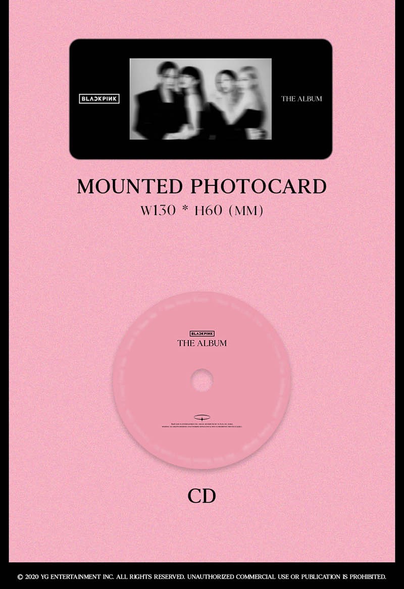 粉墨blackpink正规1辑thealbum普通专辑版本2