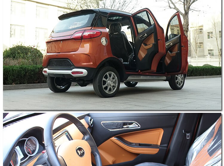 越野式新能源电动汽车成人四轮车电动四轮车成人油电混合两用四人四座