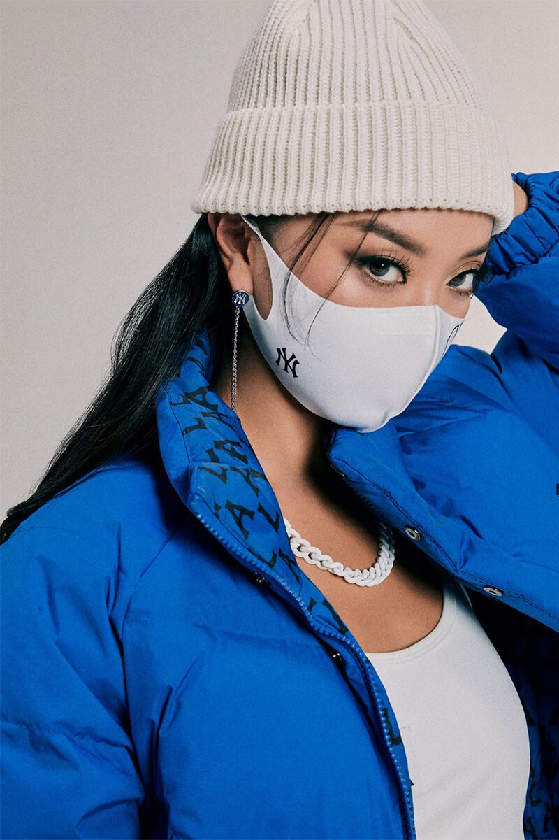 【21新款】mlb 大标时尚口罩 韩国直邮 32etm1011 ny白色-50w m【图片