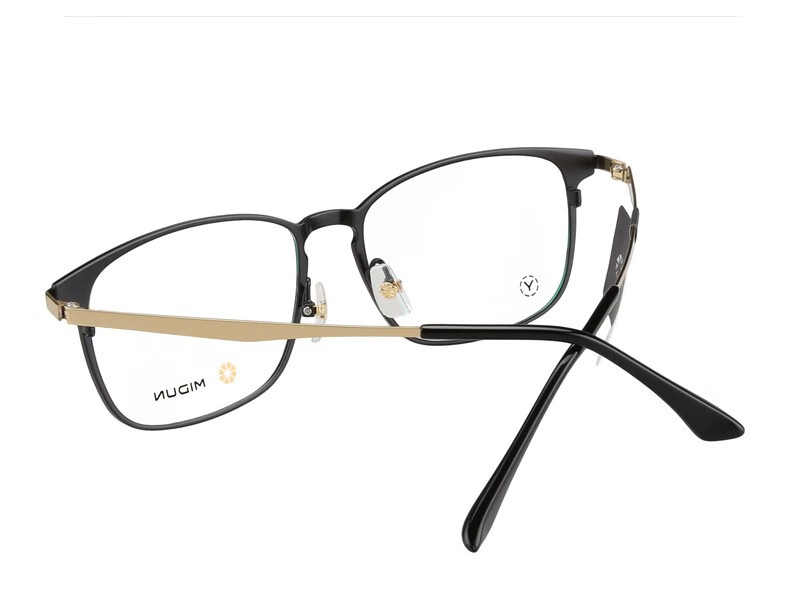 米顿眼镜框架全框眼镜近视男超轻脸潮休闲钛合金配近视眼镜