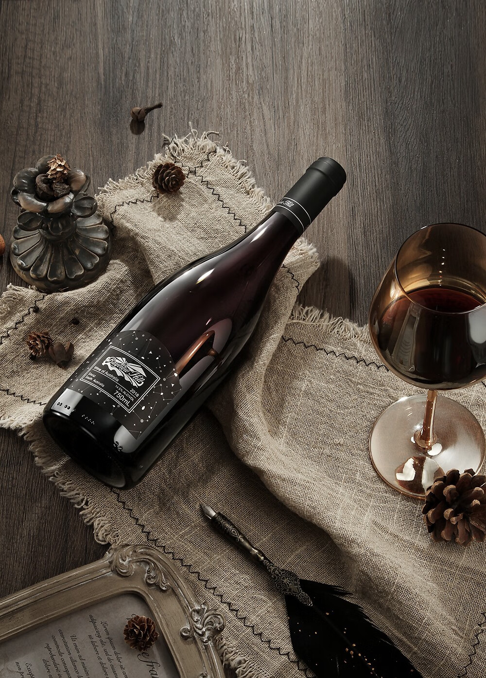 原瓶进口澳洲bayview hill柏维山大南澳西拉子干红 红葡萄酒 红酒 14