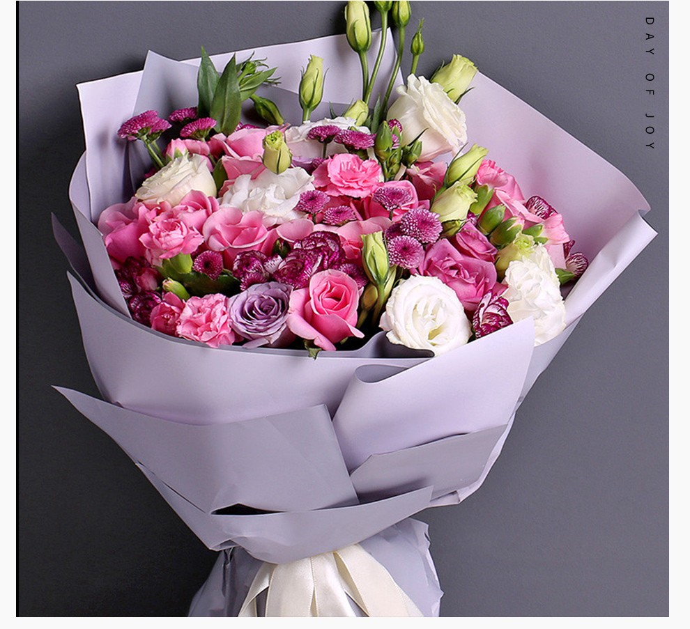 花递情人节鲜花速递玫瑰花满天星韩式花束生日表白祝福礼物送女生女友