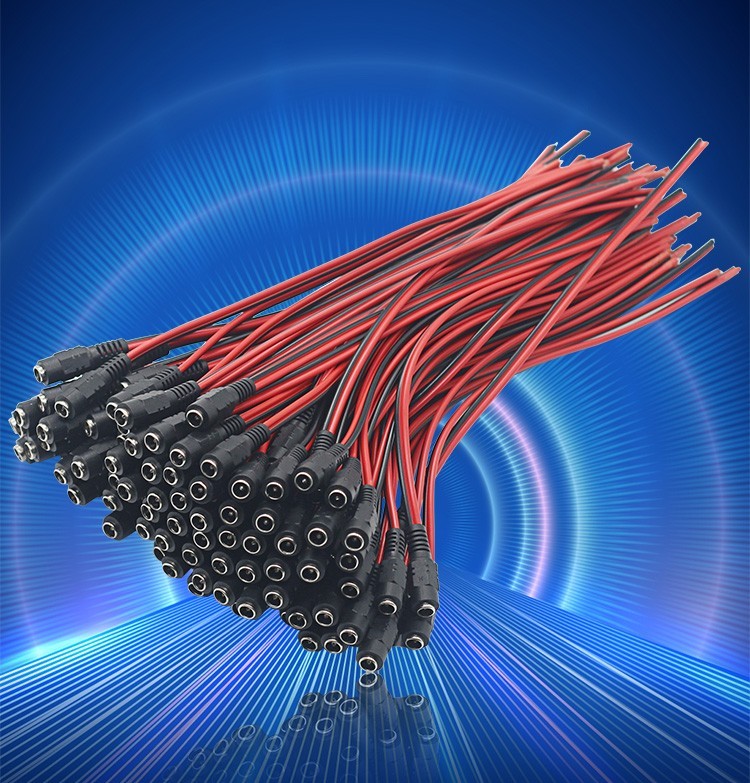 卡讯莱监控dc电源线集中供电源接头线电源dc母接头直流电源线插头母头