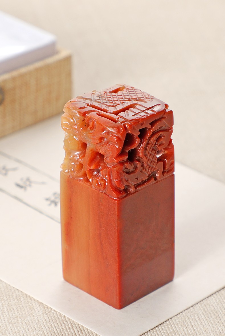 传印阁石头篆刻五龙印玺印章书法作品落款姓名章定制书画藏书闲章手工