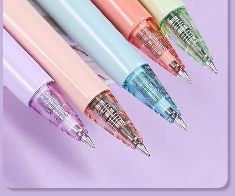 晨光(m&g) 按动笔学生用速干中性笔黑色0.