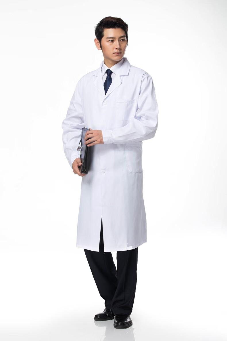 桐桐依人蓝大褂工作服男女士实验室大褂子长款搬货搬运工衣服耐磨长