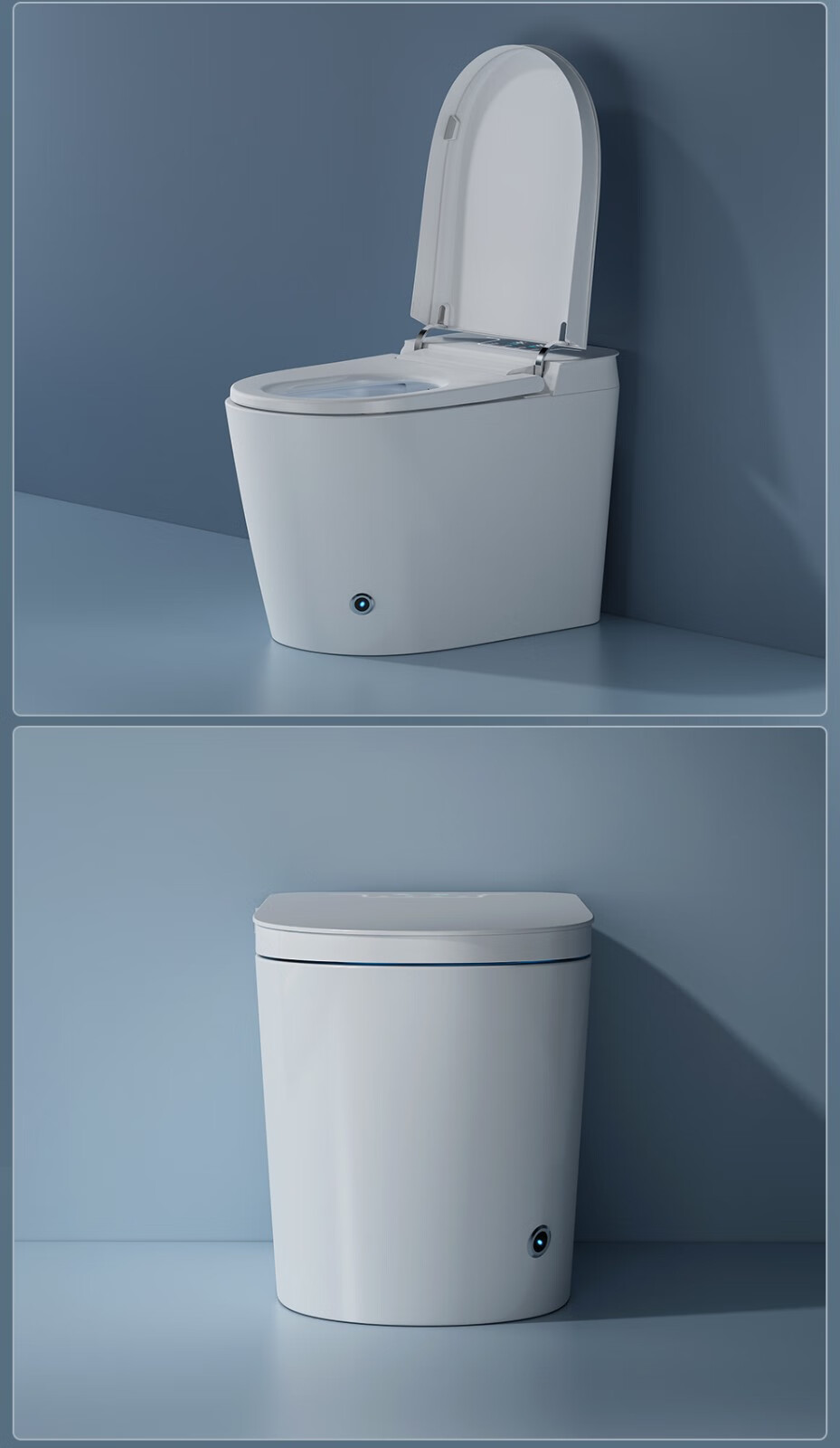 日本宫田gotd紫外杀菌智能马桶一体式全自动翻盖冲洗烘干即热有水箱器