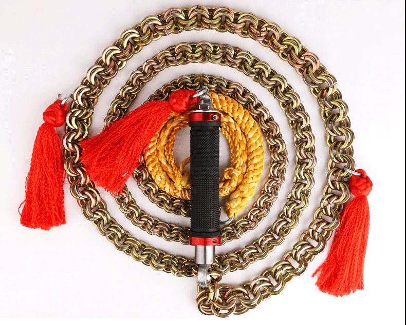 京跃 鞭子响鞭健身甩鞭钢鞭麒麟鞭健身鞭大全弹簧垫鞭子初学铁鞭普通