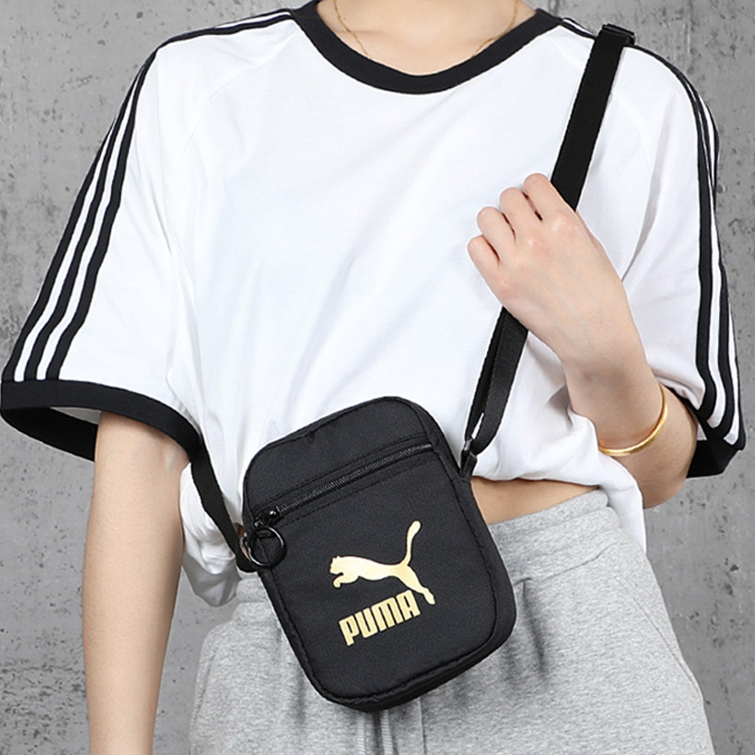 puma彪马男包女包2020新款运动包休闲小肩包斜挎包076061 07692701