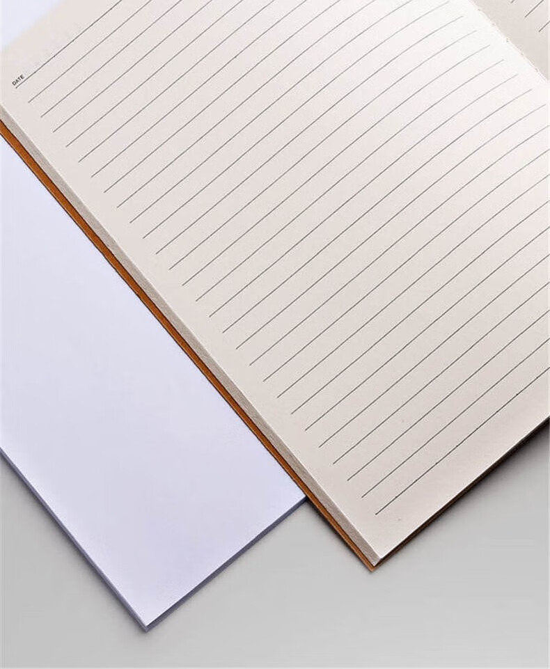 笔记本本子a5加厚简约复古车线本b5纸学生作业本网格横线本子 a5