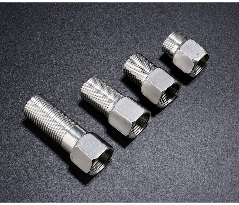 接头4分转6分外丝加长延伸变径接头水暖配件 6分内丝变4分外丝【图片