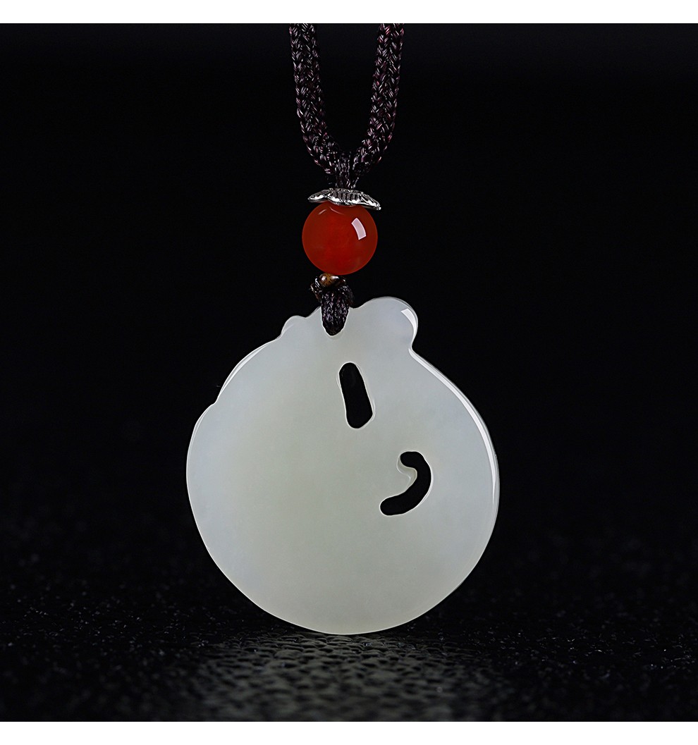 吊坠天然玉石金鱼挂件可爱小鱼玉佩男女款饰送朋友生日礼物情人节款式