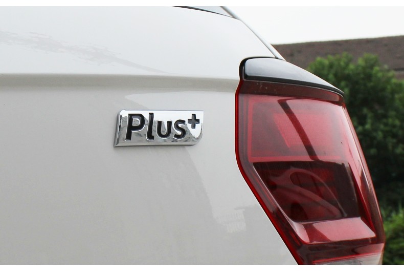 佑臂19款大众poloplus改装车身侧标polo字母标plus 后尾标贴 后备箱标