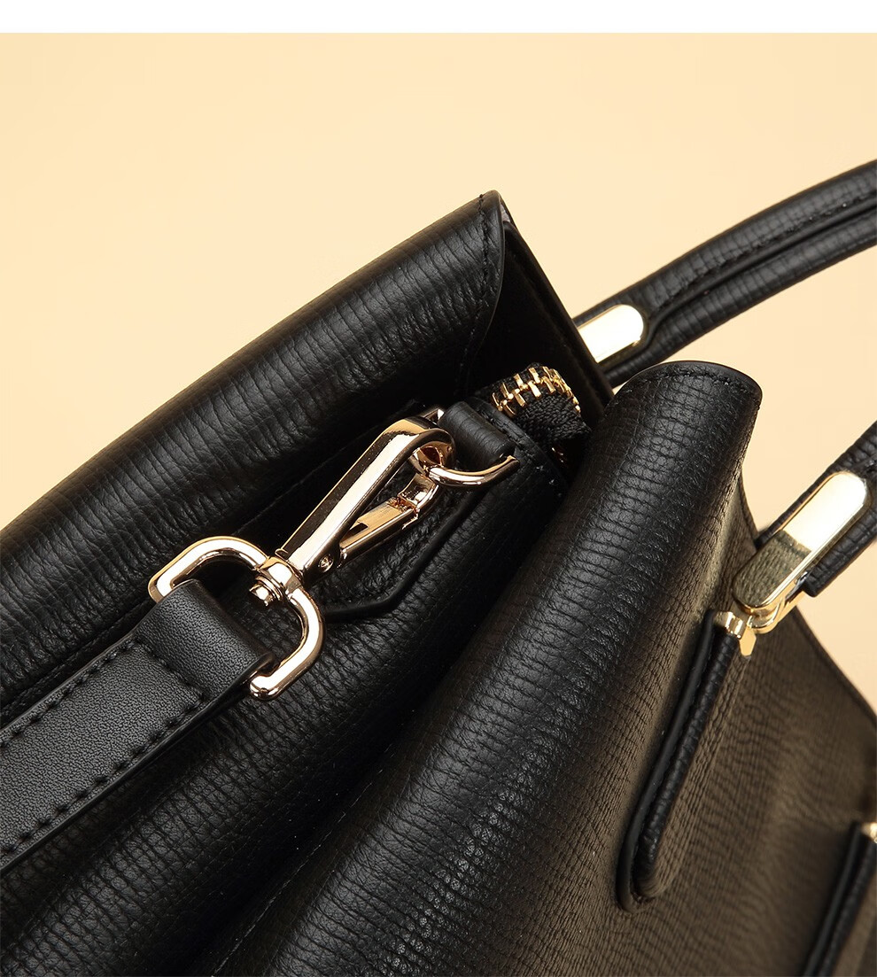 梦特娇montagut包包女包头层牛皮轻奢单肩包女士大容量手提包ol风斜