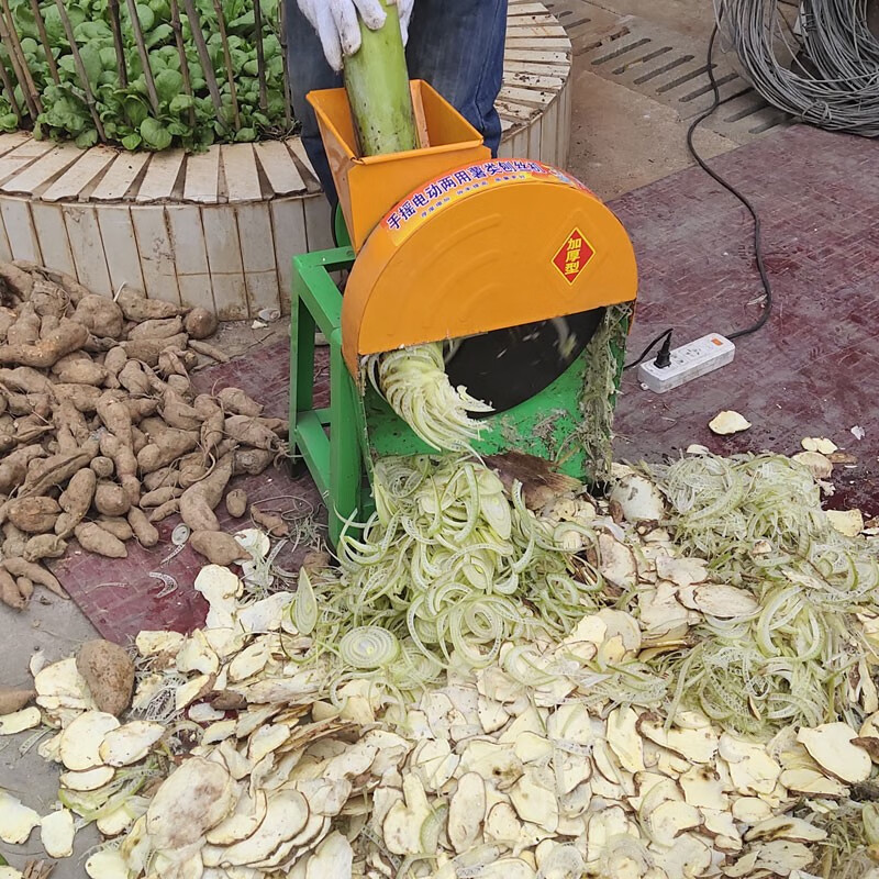电动手摇刨丝机器蕃薯木薯南瓜红薯萝卜薯类家用农用切丝机擦丝机