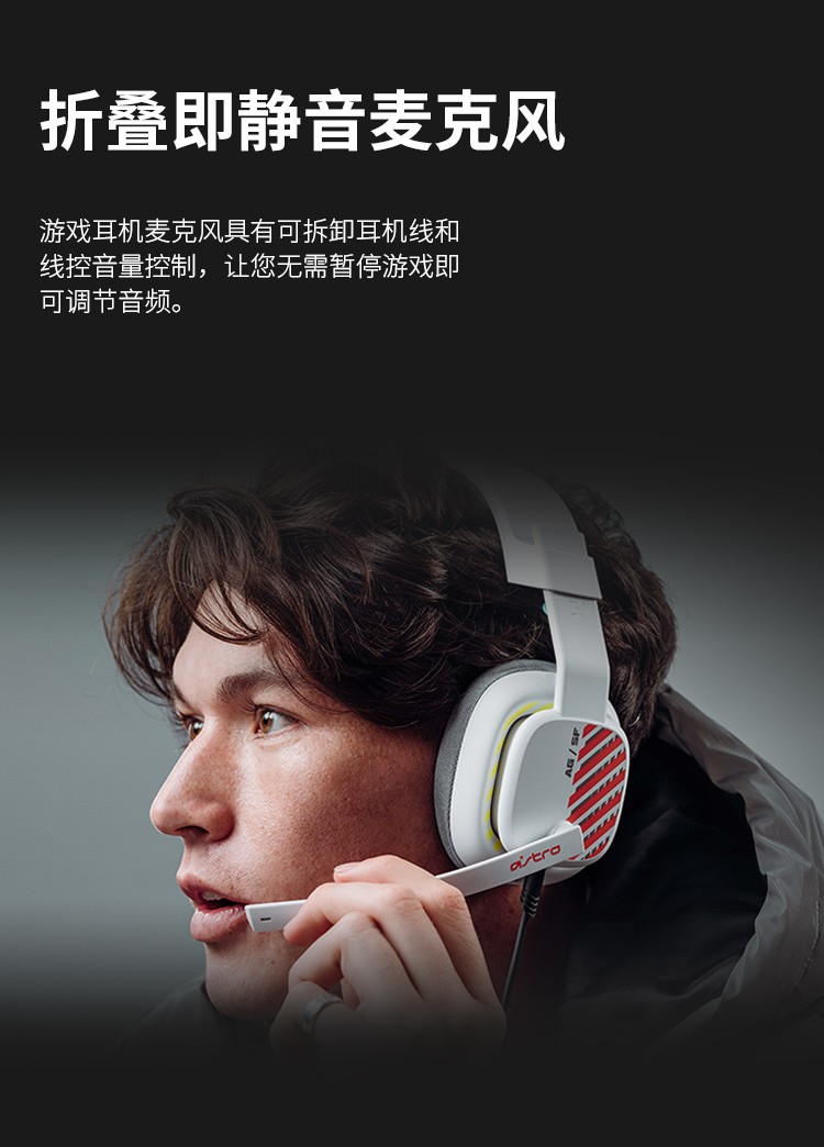 罗技gastroa10升级款头戴式电脑游戏耳机麦克风立体声电竞耳机耳麦