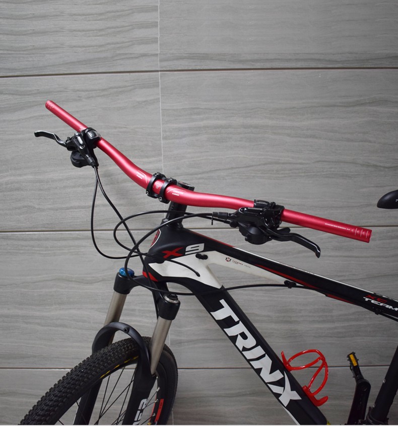 山地车把横自行车车把公路单车加长燕把720780把手318超轻彩色铝合金