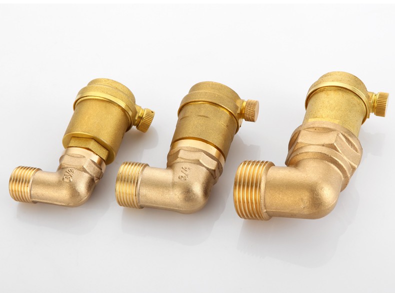 家奕凯黄铜加厚阀门排气阀开关自来水管道自动跑风放气阀暖气片泄气阀