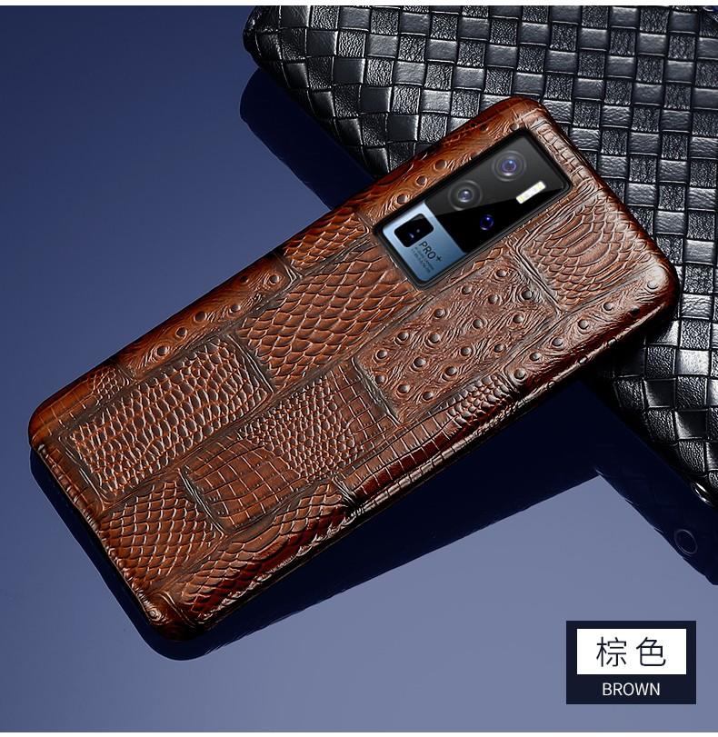 阿西迪巴 vivox50手机壳真皮保护套x50pro 全包防摔x30pro后盖商务