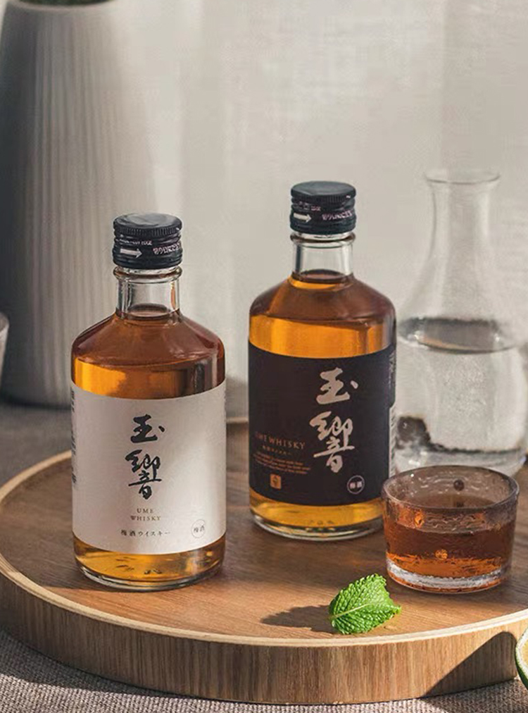 日本原装进口 玉响威士忌梅酒 青梅酒 若鹤梅酒威士忌梅子 礼盒装