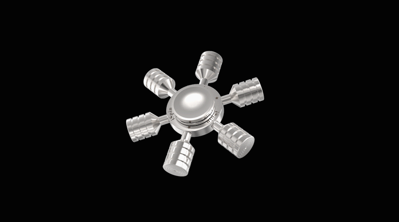 指尖玩具海盗陀螺盗梦空间减压指间edc陀螺海盗横竖三头六臂海盗指间