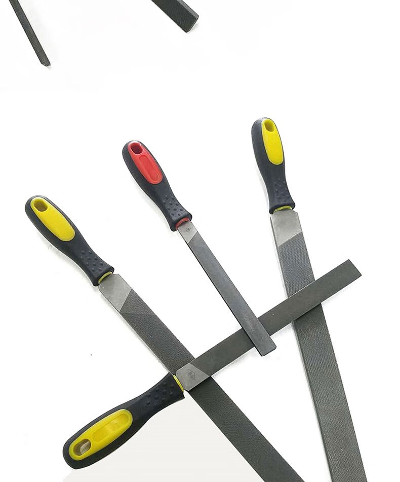 全工塑柄挂卡式平锉 200mm中齿