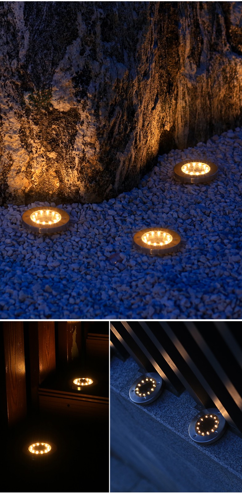 永莱之光太阳能庭院灯地埋灯户外草坪灯花园景观装饰灯led防水埋地灯