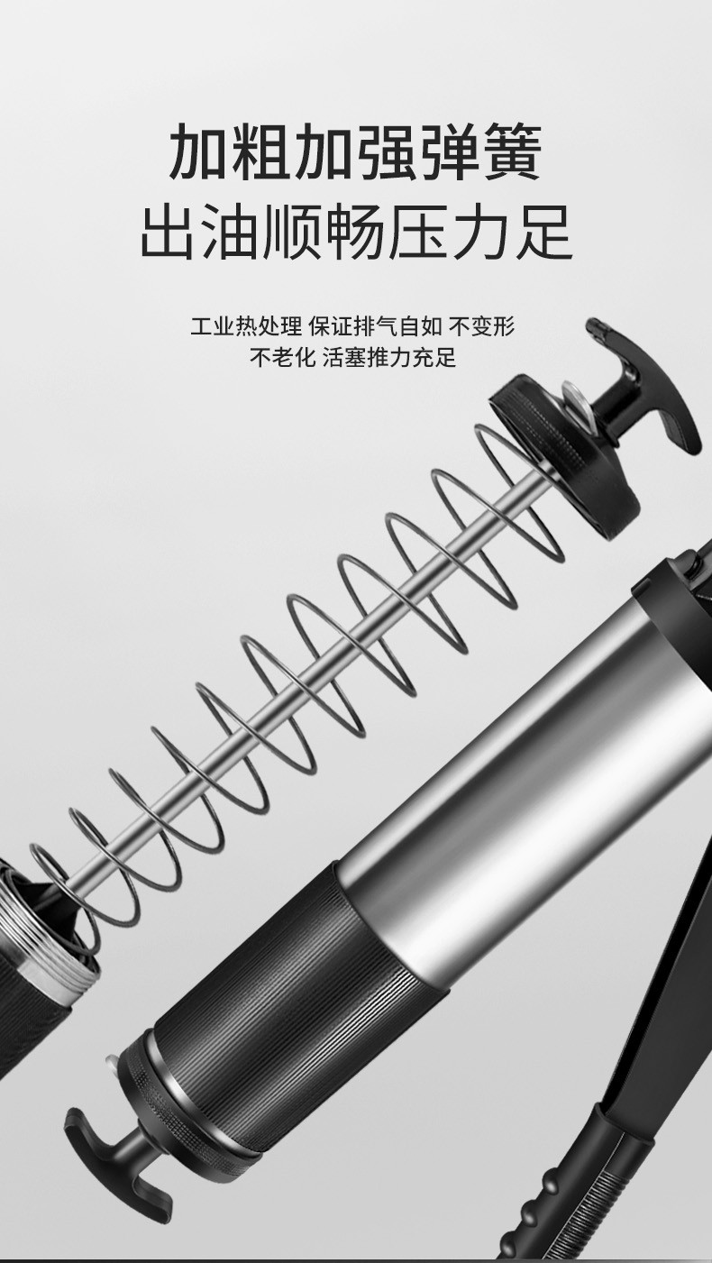凯阅手动黄油枪单双压杆注油器挖掘机汽车牛油枪高压小型黄油机 双
