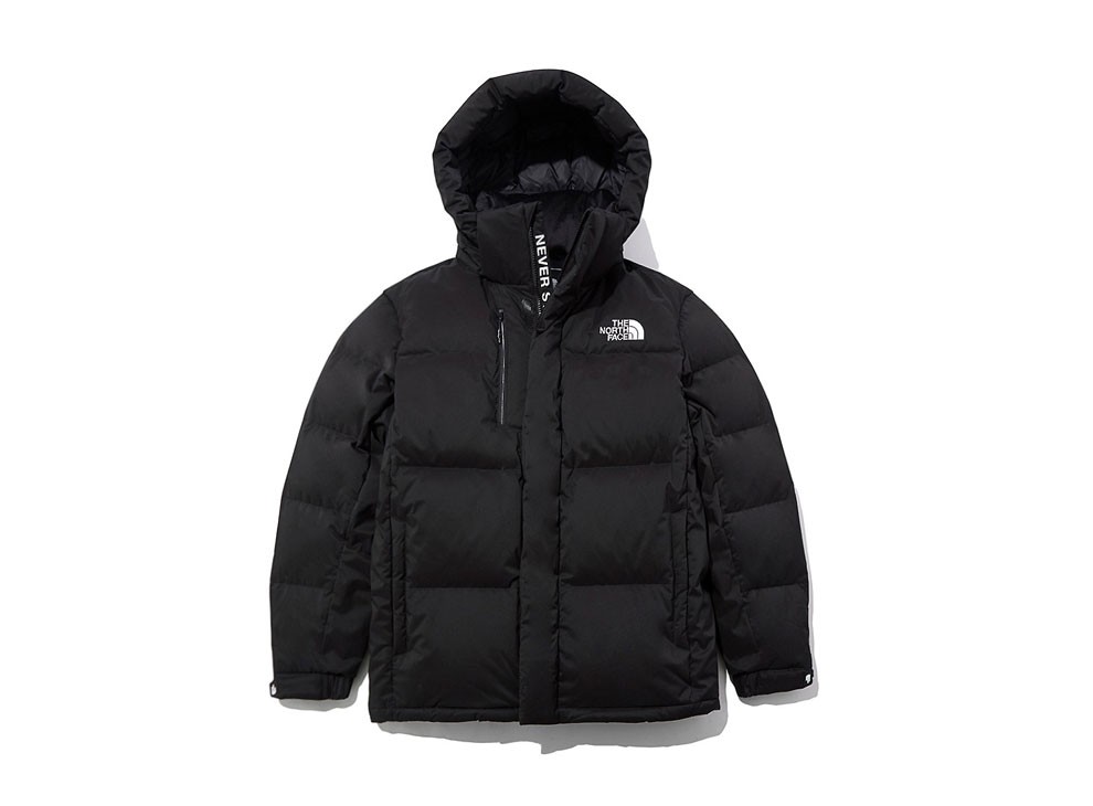 thenorthface北面羽绒服保暖外套男女户外连帽情侣款保暖上衣 黑色 s