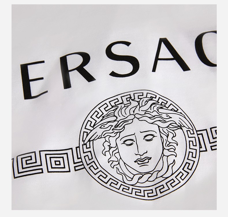 versace 范思哲 男士美杜莎头像徽标短袖t恤 白色 a87573 a228806 a