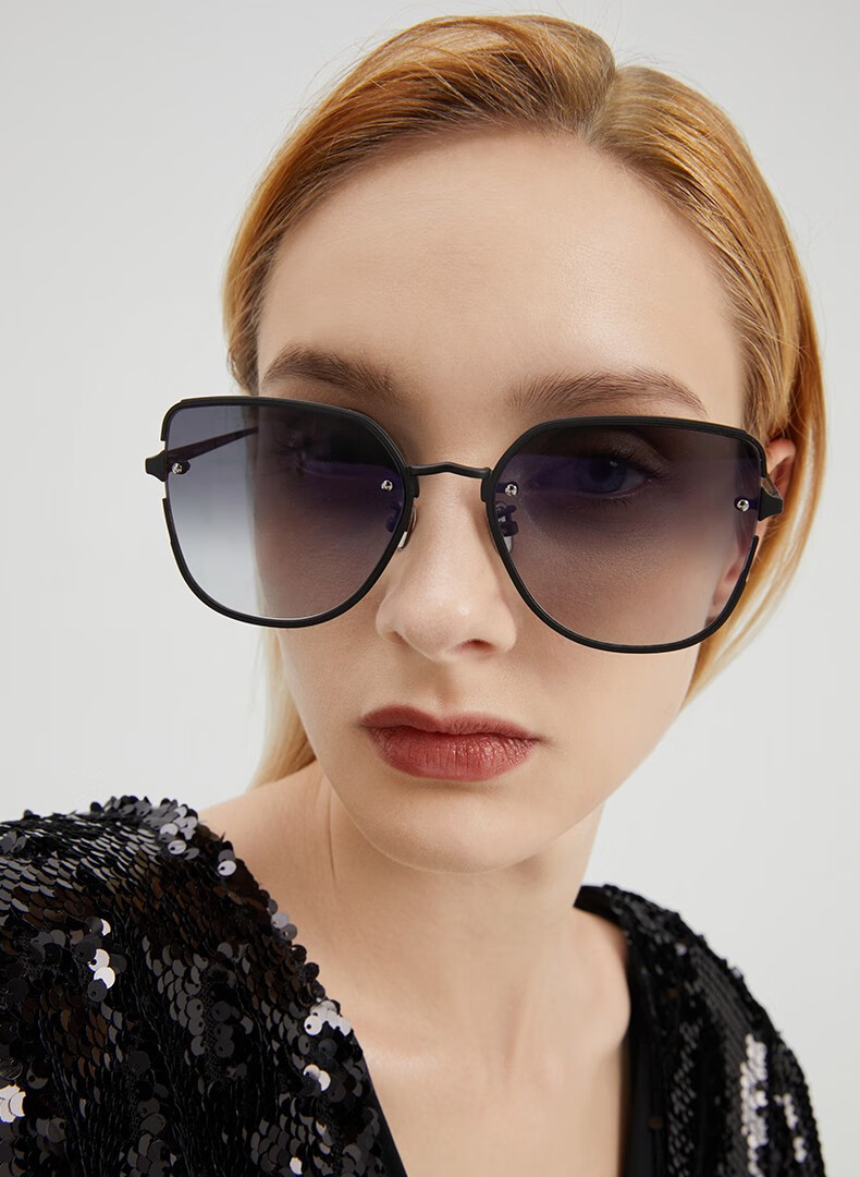 charleskeith21新品ck371280475女士细边框方形太阳眼镜rosegold玫瑰