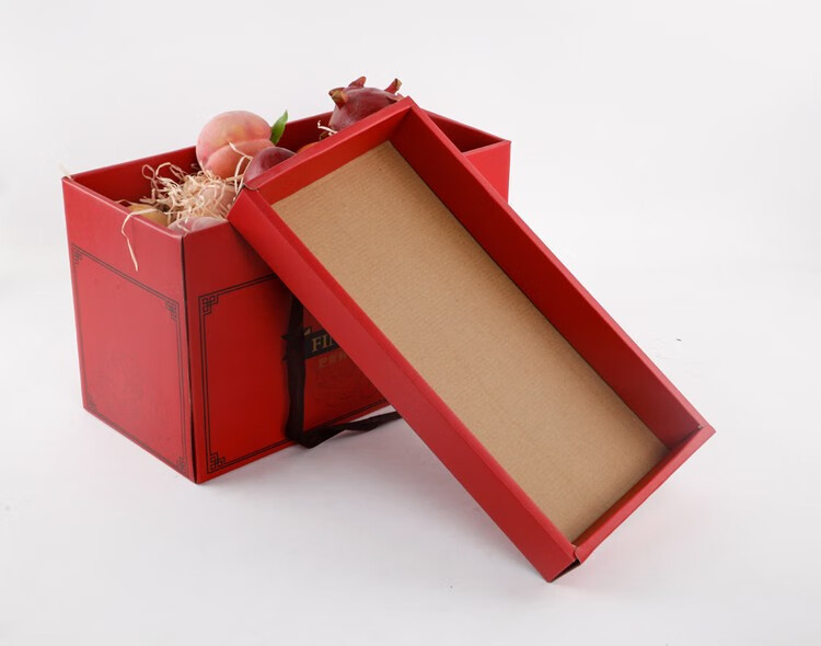 水果礼盒包装盒天地盖10斤装礼盒空盒包装现货水果礼品盒通用箱子厂家