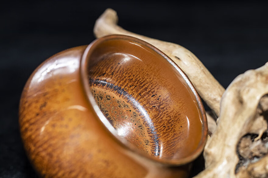 【金缕佛肚盏】刘威 建阳建盏礼盒装 口径5.