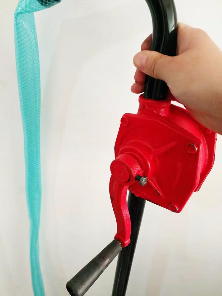 大桶用手摇式油抽子铸铁手动油泵抽油神器柴机油液压油自吸抽水泵