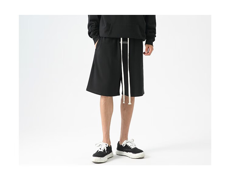 淳佑短裤男美式潮牌裤子男fog高街夏季宽松大码篮球运动五分裤男士