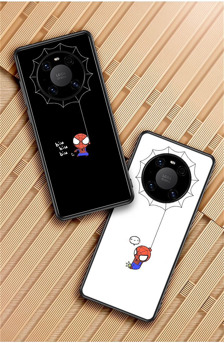 沃配 创意蜘蛛侠 适用于华为mate40pro手机壳mate40个性网红por保护套