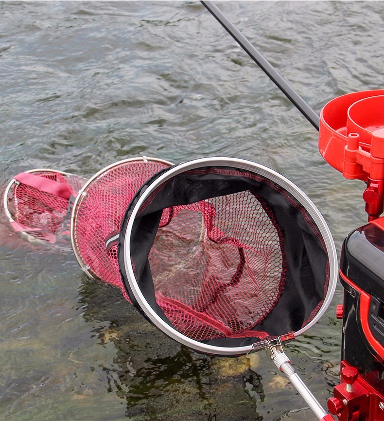 鱼护网兜装鱼新款加厚涂胶防挂速干鱼护网渔护双圈鱼护包黑坑竞技鱼护