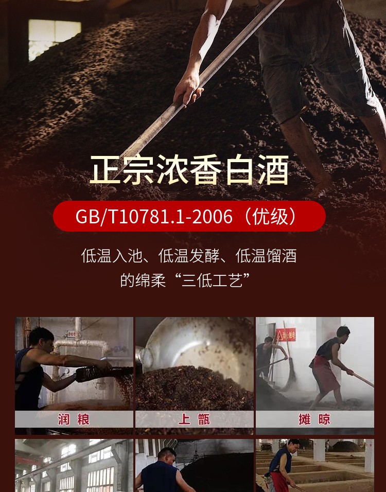 37806-白水杜康 高度白酒 中华老字号 52度 浓香型 收藏级 500ml*2瓶-详情图