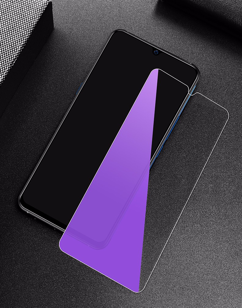 召召木木 vivo iqoo u1x钢化膜高清透明手机保护膜适用于vivo防爆紫光