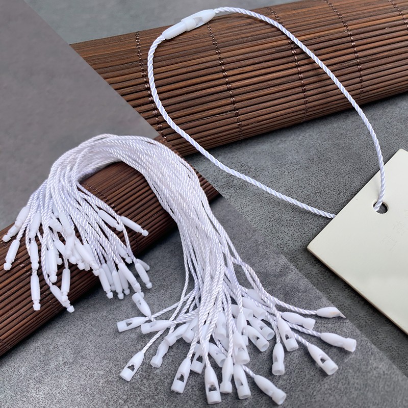 服装吊牌绳吊粒加粗吊绳吊牌挂牌绳衣服吊绳吊牌线一千条不褪色挂绳