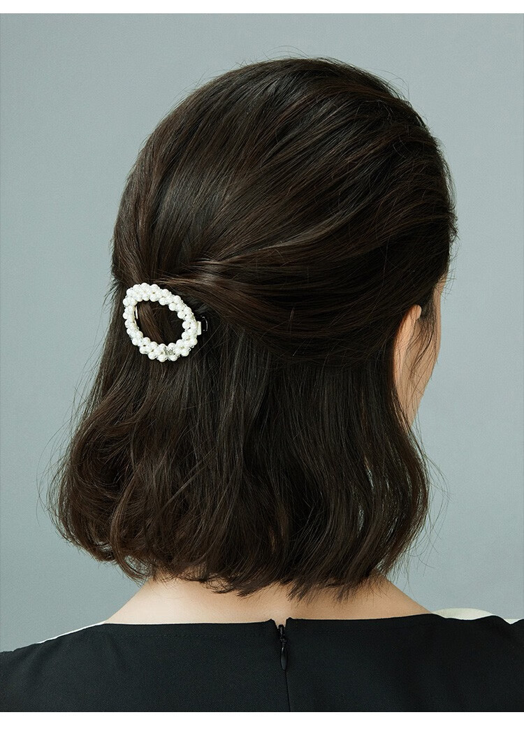 She's Fancier Dream Fashion Imitation Pearl Hair Clip, Stylish Hairpin, Bangs Clip, Birthday Gift 5