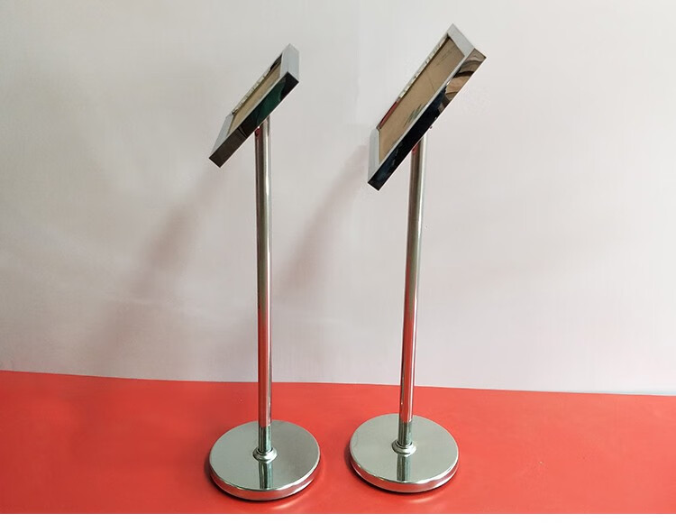 不锈钢立牌指示牌立式导向牌户外落地a3水牌展示架酒店指引广告牌 a3