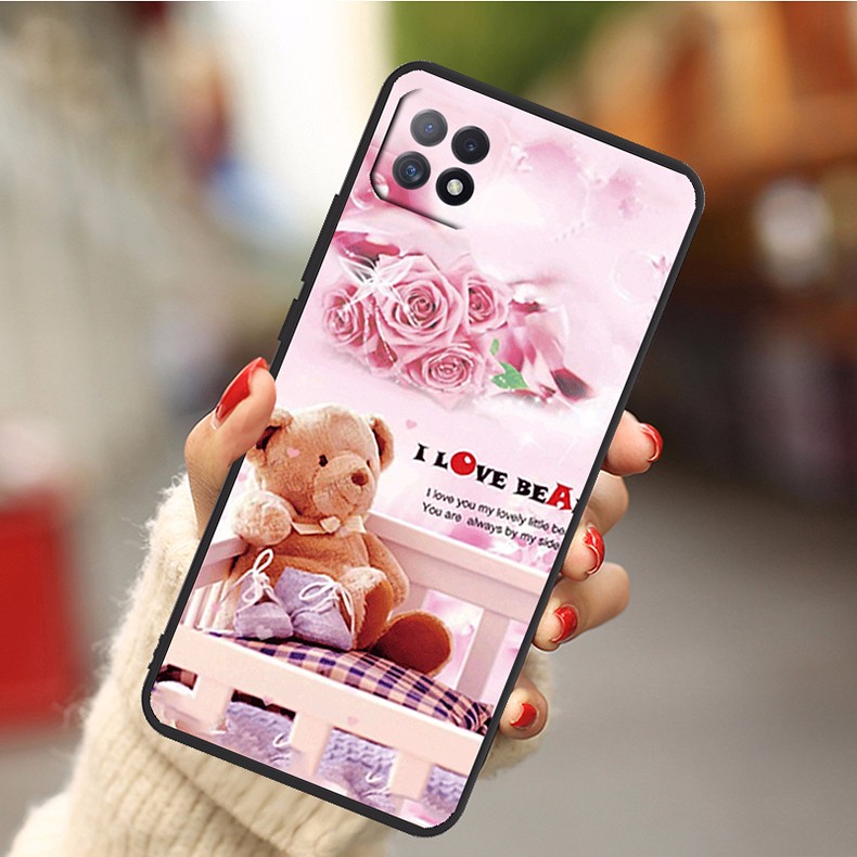 oppoa72手机壳女oppoa72手机套镜头全包时尚可爱卡通硅胶防摔软a72