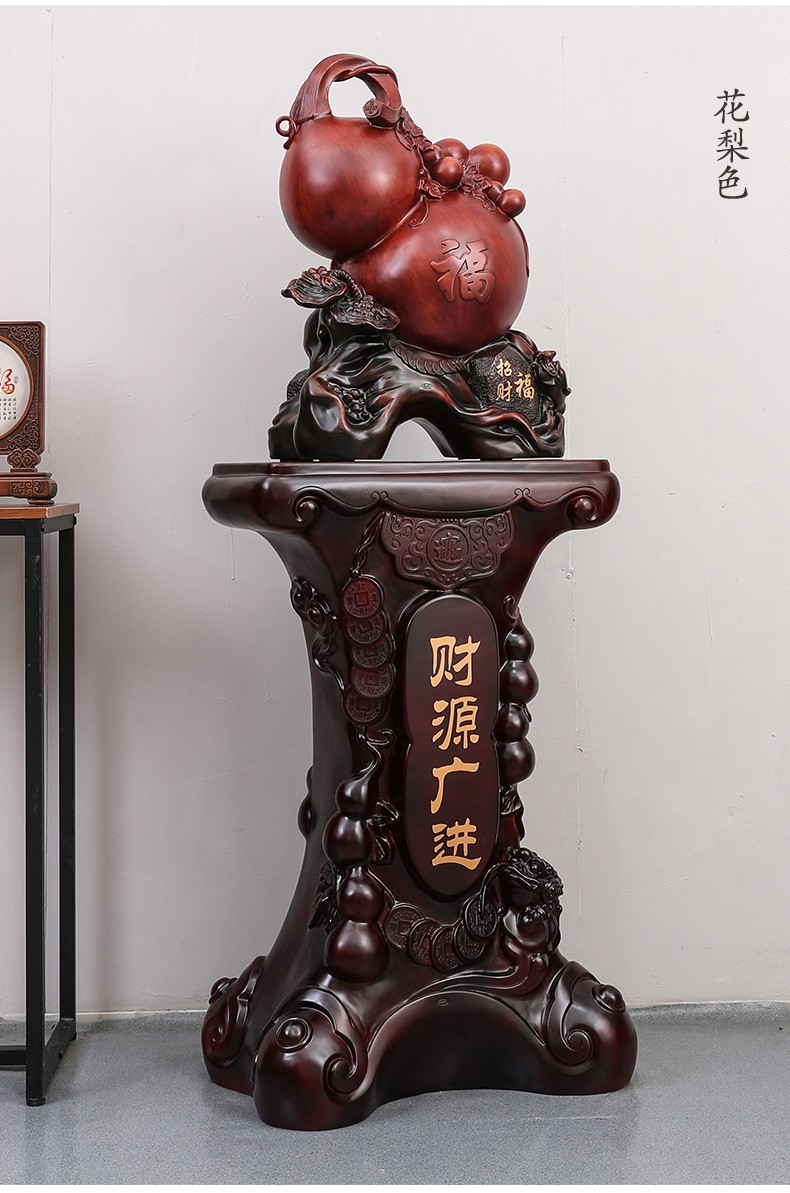 汉京葫芦工艺品落地大摆件送朋友开业乔迁新居礼品酒店大堂公司店铺