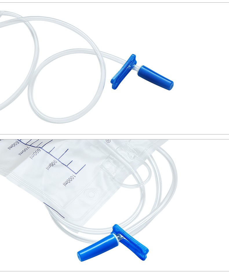 桂龙一次性医用导尿袋加厚加长男女防逆流引流袋导尿管储液尿袋25个装