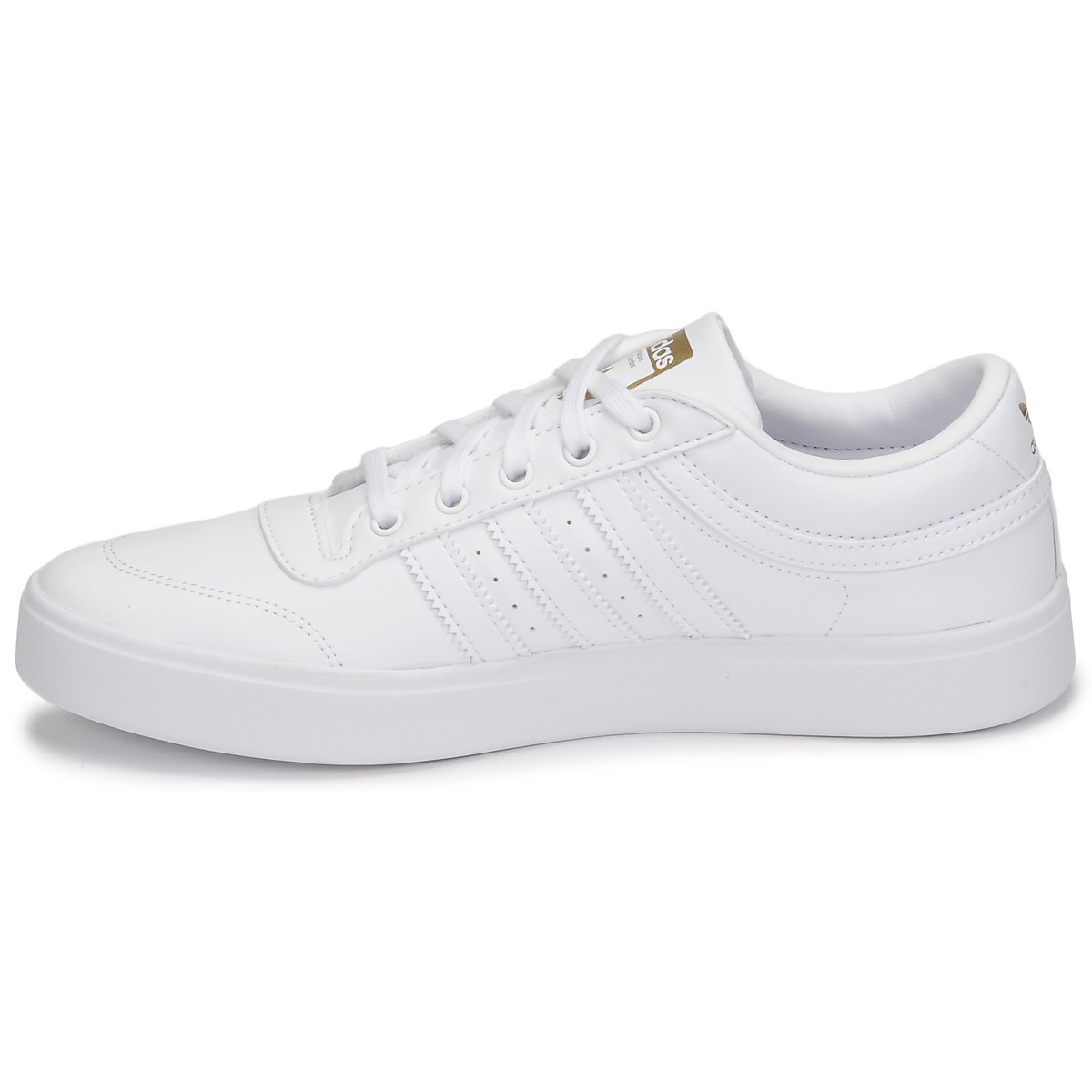 adidas阿迪达斯女运动鞋白色低帮圆头系带板鞋舒适轻便耐磨小白鞋春秋