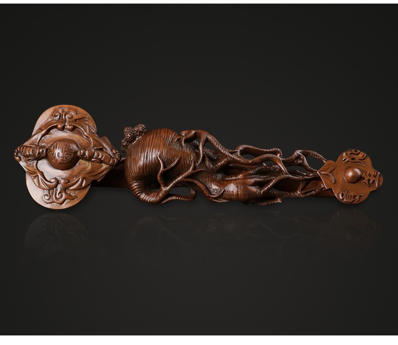 紫铜如意摆件工艺品乔迁商务礼品装饰品家居如意人生开业乔迁生日礼品