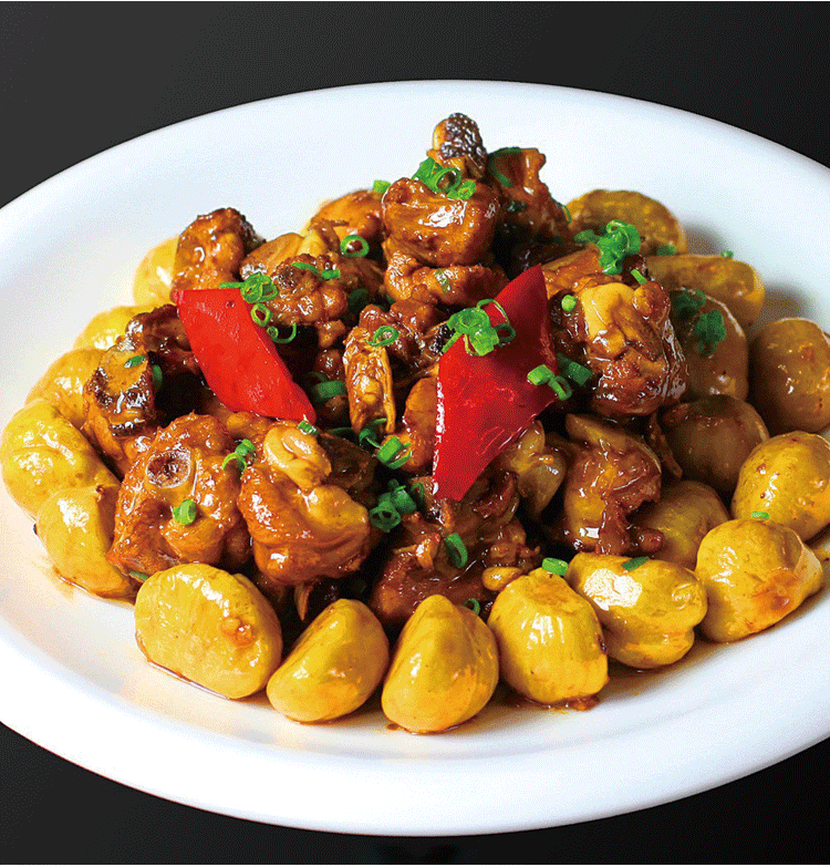 蒸烩煮 黄金板栗鸡200g速食方便调理包 冷冻料理包半成品菜 (黄金板栗